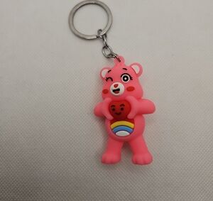 Pink Bear Keychain Toy